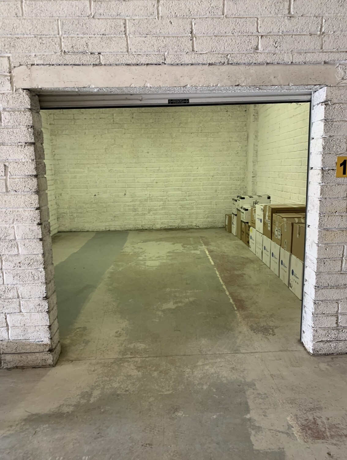 First day moving into the storage unit